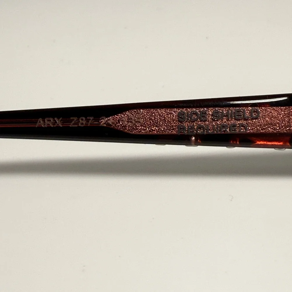 Armourx 7008‎ PRP Purple Safety Glasses Frames Z87-2+ Rectangle Rhinestone 135